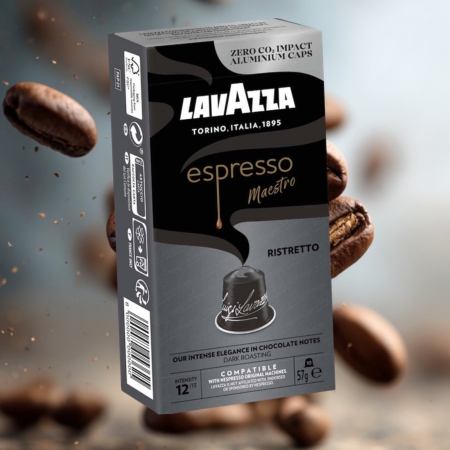 Pakovanje Lavazza Espresso Maestro Ristretto kapsula kompatibilnih sa Nespresso aparatima